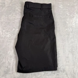Walter Hagen Mens Golf Shorts Size 36 Black Flat Front Lightweight - Picture 1 of 6