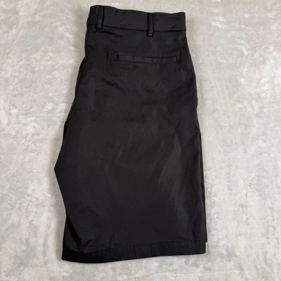 Pantalones cortos de golf Walter Hagen para hombre talla 36 negros frente plano ligeros Foto 1 de 4