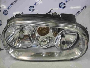 Volkswagen Golf MK4 1997-2004 Drivers OSF Front Headlight No Fog 1j2941018a - Picture 1 of 2