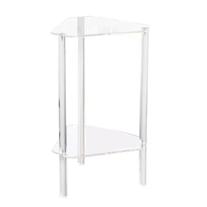 Innovative Acrylic Console Table for Hallway or Entryway Polygonal Shape Desk - Picture 1 of 8