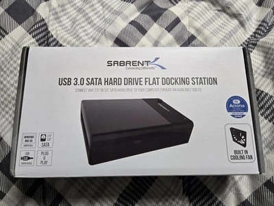 Sabrent USB 3.0 SATA External Hard Drive Flat Docking Station - Image 1 of 4