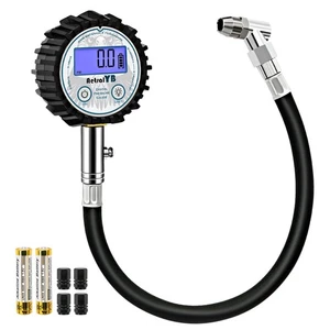 Digitaler Reifendruckprüfer mit 200 PSI - Schwerlast Luftfutter, verstärkte R... - Bild 1 von 7