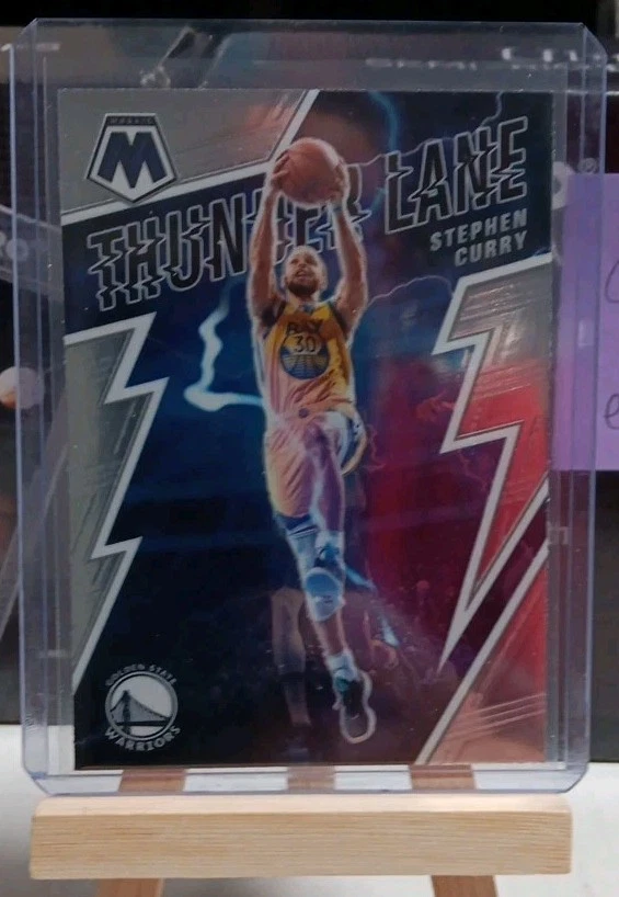 2021-22 Panini Mosaic Stephen Curry Thunder Lane Insert Card #17 - Image 1 of 2