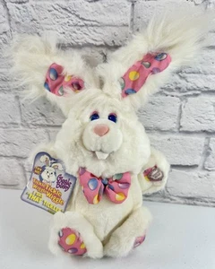 *BRAND NEW* Vintage 1993 Giggle Easter Bunny Plush by Dandee Jellybeans Tickle - Picture 1 of 5
