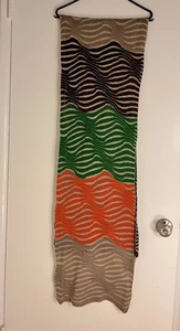 BUNTER RETRO STRICK DESIGUAL SPANIEN STIL SCHAL - Bild 1 von 12