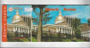 CARPETA POSTAL-HISTORIC BOSTON, MASSACHUSETTS - Imagen 1 de 2