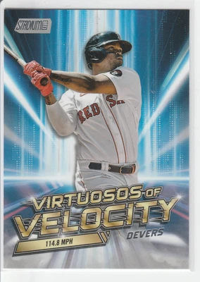 Rafael Devers 2023 Topps Stadium Club Virtuosos of Velocity #VV-16 Red Sox - Image 1 of 2