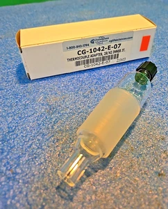 Chemglass 1/4" Thermocouple Adapter 29/42 Threaded CG-1042-E-07 NEW CG1042E07  - Picture 1 of 2
