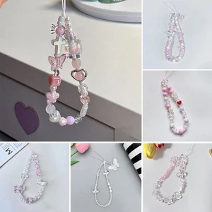 Anti-lost Love-heart Butterfly Phone Keychain for Women Girls - Photo 1 sur 16