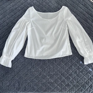 Blusa Milly Top Mujer Pequeña Cambio Globo Manga Larga Blanca FF - Imagen 1 de 8