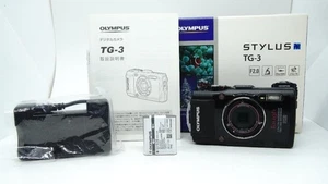 Olympus Stylus TG-3 Black 16MP Waterproof Compact Camera Tested from Japan - Picture 1 of 10