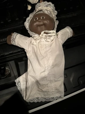 Vintage Coleco 1978-82 African American Cabbage Patch Boy Baby Doll RARE - Image 1 of 3