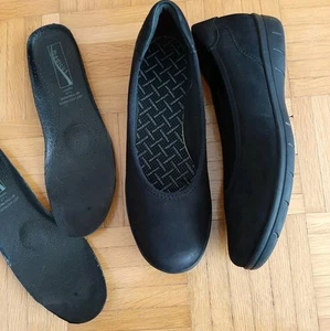 Medicus Larissa Ballerina Slipper Echtes Leder Wildleder Gr.7,5 41,5 Schwarz - Bild 1 von 15