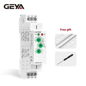 GEYA MultifunctionTimer Relay switch 10 Funcitons Time Delay Relay AC/DC24V-240V - Picture 1 of 12