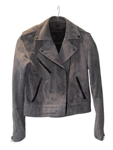 Rag & Bone Women’s Moto Biker Jacket ‘Grey’ - Size XS - Picture 1 of 9