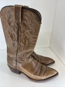 Dan Post Western Boots, 9 b, Leather Brown - Picture 1 of 8