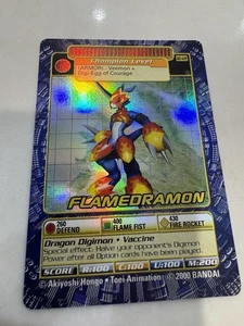 2000 Digimon Flamedramon Bo-122  Digi-Battle Series 3 HOLO FOIL - Picture 1 of 11