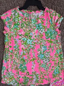 Lily Pulitzer Shirt mit V-Ausschnitt - Bild 1 von 4