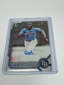 2022 Bowman Chrome Estanli Castillo 1st Auto CPA-EC - Picture 1 of 2