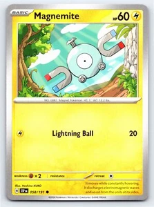 Magnemite 058/191 Common Surging Sparks Pokemon Card - NM - Picture 1 of 2