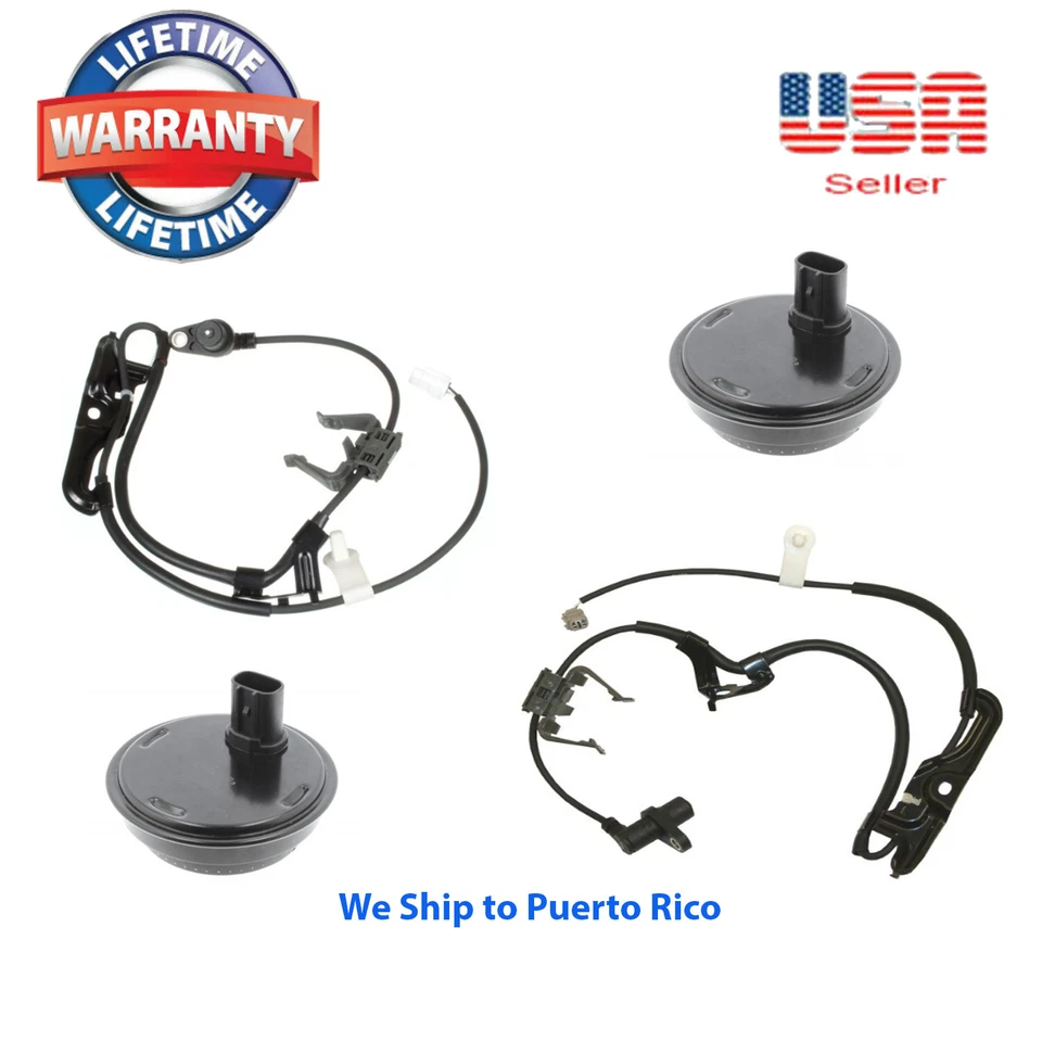 Set of 4 ABS Wheel Speed Sensor Front Rear Fits Camry Solara Lexus Es300 Es330
