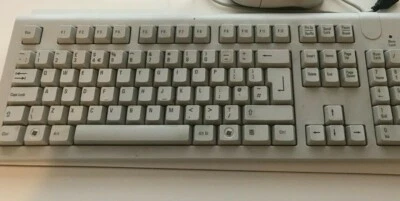 TASTIERA FUJITSU SIEMENS USB x PC NOTEBOOK a CAVO UK keyboard - Immagine 1 di 2