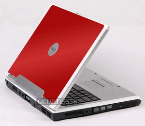 RED Vinyl Lid Skin Cover Decal fits Dell Inspiron 1501 E1505 6400 Laptop - Picture 1 of 1