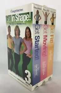New Weight Watchers Get In Shape! 3 VHS Set 30-Minute Total Body Workouts 2003 - Picture 1 of 7