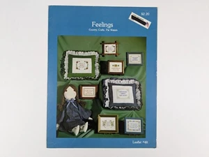 Feelings Cross Stitch Pattern #48 Pat Water Country Crafts - Picture 1 of 3