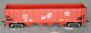 TYCO HO MODELO A ESCALA VAGÓN TREN RUTA BURINGTON TOLVA ABIERTA 300747 - Imagen 1 de 6