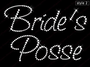 Venta al por mayor Diamante Hotfix transferencia boda motivo estrás novias posse planchar - Imagen 1 de 5