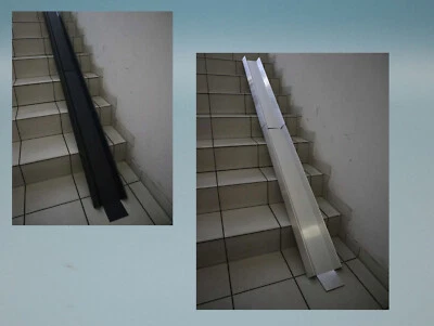 Fahrradrampe für die Treppe / Fahrradschiene ohne Bohren / Kellertreppe - Bild 1 von 4