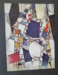 Fernand Leger ""Studie für Frauen in blau"" montierter Offset-Farblithographie 1971 - Bild 1 von 3