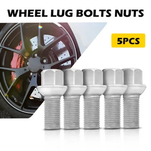 5PCS Wheel Lug Bolts Nuts For Mercedes Benz CLS350 CLS500 CLS63 E200 E280 E300 - Picture 1 of 12