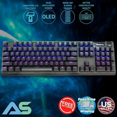 SteelSeries Apex Pro Gen 3 Hypermagnetic OmniPoint 3.0 Switches Gaming Keyboard - Image 1 of 4