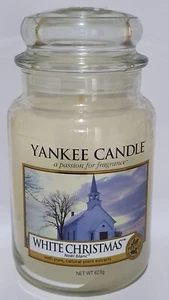 Yankee Candle 22 oz | 623g 'White Christmas' large scented candle - Picture 1 of 1