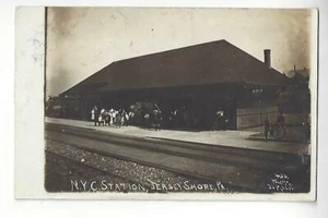 1907 N.Y.C. Station, Jersey Shore, Pennsylvania RPPC - Picture 1 of 2