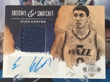 Enes "FREEDOM" Kanter 13-14 Court Kings Sketches & Swatches Autographs  101/149