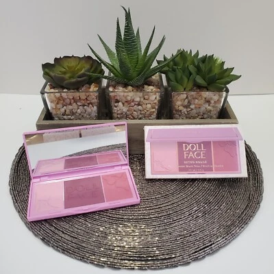 Doll Face Retro Rouge Matte Powder Blush Trios~SOPHIA~.40oz, NIB, DISCONTINUED🤩 - Image 1 of 4
