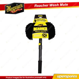 Meguiar's Reacher Wash Mate Extends to 1.1m - Large Chenille Microfibre Wash Pad - Picture 1 of 6