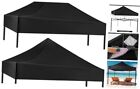 2 Pcs 82X82 Ft Replacement Canopy Top Pop Up Canopy Top Cover Black
