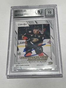 Leo Carlsson Signed OPC O-PEE-CHEE Marquee Rookie Card IP Slabbed Beckett BAS a - Picture 1 of 3