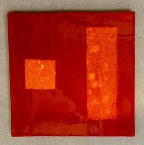 Keramik Steinwelder Wandbehang Fliese Handarbeit 12"X12" - Bild 1 von 2