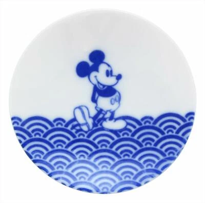 Plato pequeño Sango Toki Disney Sometsuke Mamezara 90 mm Mickey 3230-101 JAPÓN Foto 1 de 4
