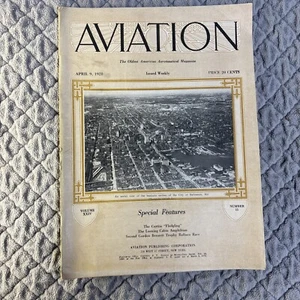 Aviation Magazine. 1928. Aerial View Baltimore. Fledgling Loening Amphibian - Picture 1 of 12