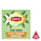 Lot De 3 - Lipton - Thé Vert Fleur D'oranger Et Mandarine - Boite De 20 Sachets