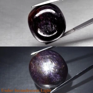 Certified Huge 80.30Ct Natural Purple-Red 6 Ray Star Ruby Cushion Cab Gem See VD - Picture 1 of 4