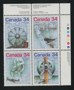 1986 Canada SC# 1102a UR Canada Day Science & Technology-1 PB M-NH Lot# 1843b - Picture 1 of 1
