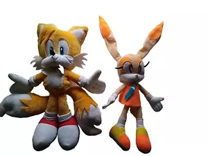 VINTAGE SONIC PLÜSCHTIER 2ER-SET SEHR SAUBER - Bild 1 von 1