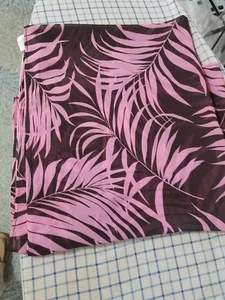 SESSA SCARF~24" x 52"~PINK & BLACK~FLORAL~POLYESTER~RN#52419 - Picture 1 of 2